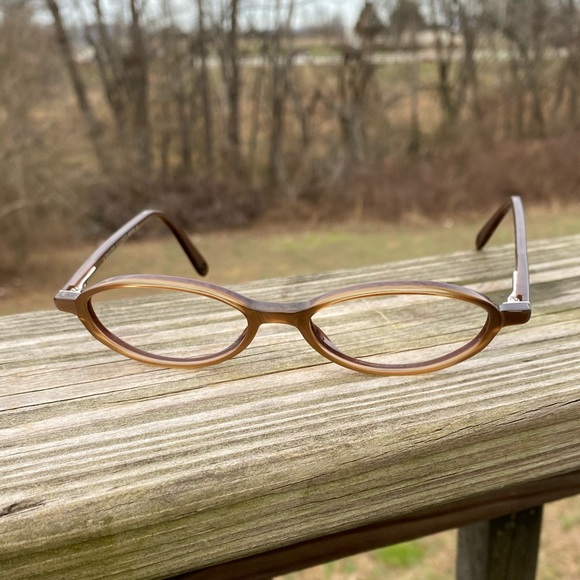 Ralph Lauren glasses frames Tan RL649 Made in Italy - Picture 3 of 13
